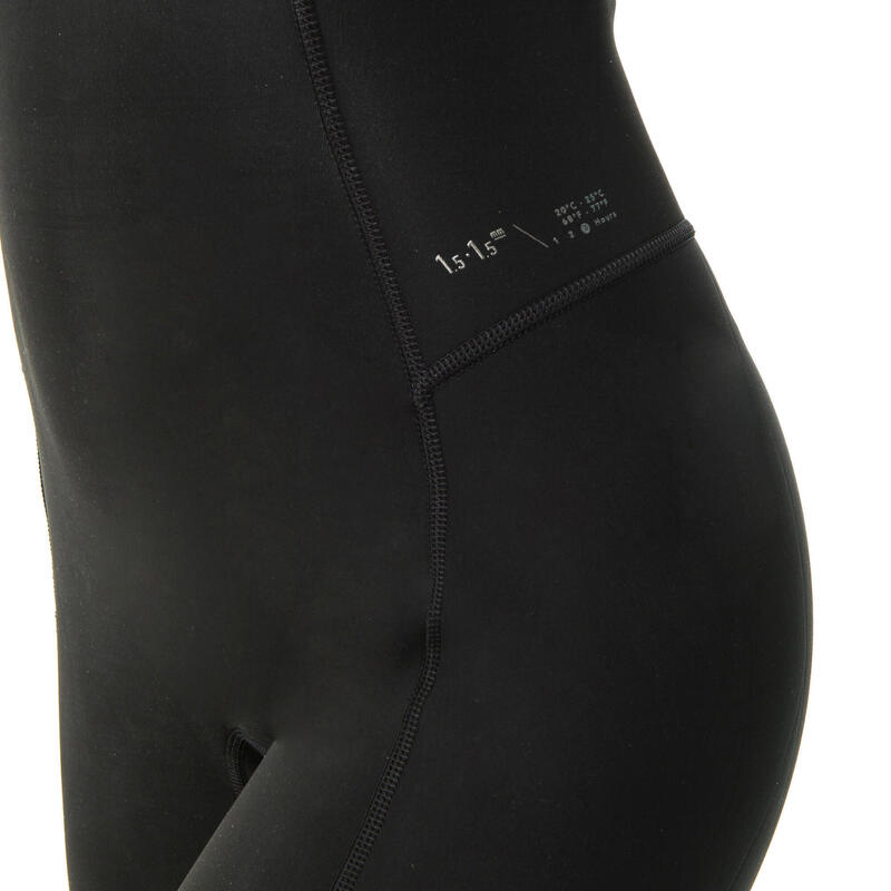 Neoprenanzug Longjane Expert 1,5 mm extra weich ohne Reissverschluss Damen