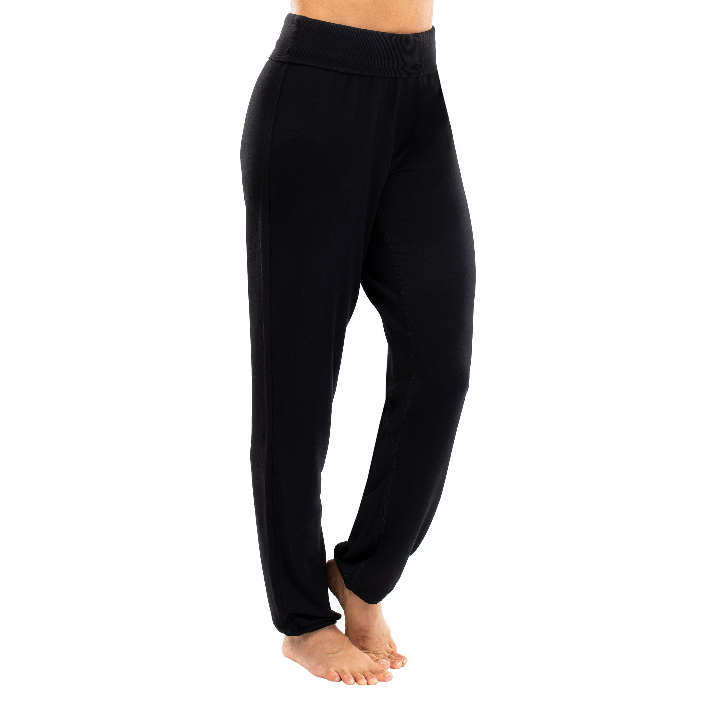 Women’s Loose Modern Dance Pants - Black - DOMYOS