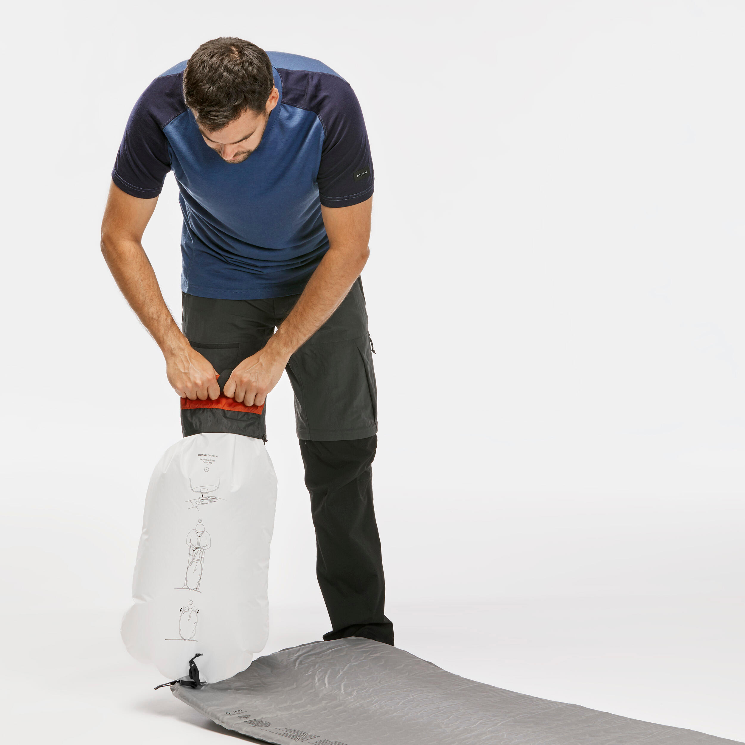 Sac pompe pour matelas gonflable - FORCLAZ