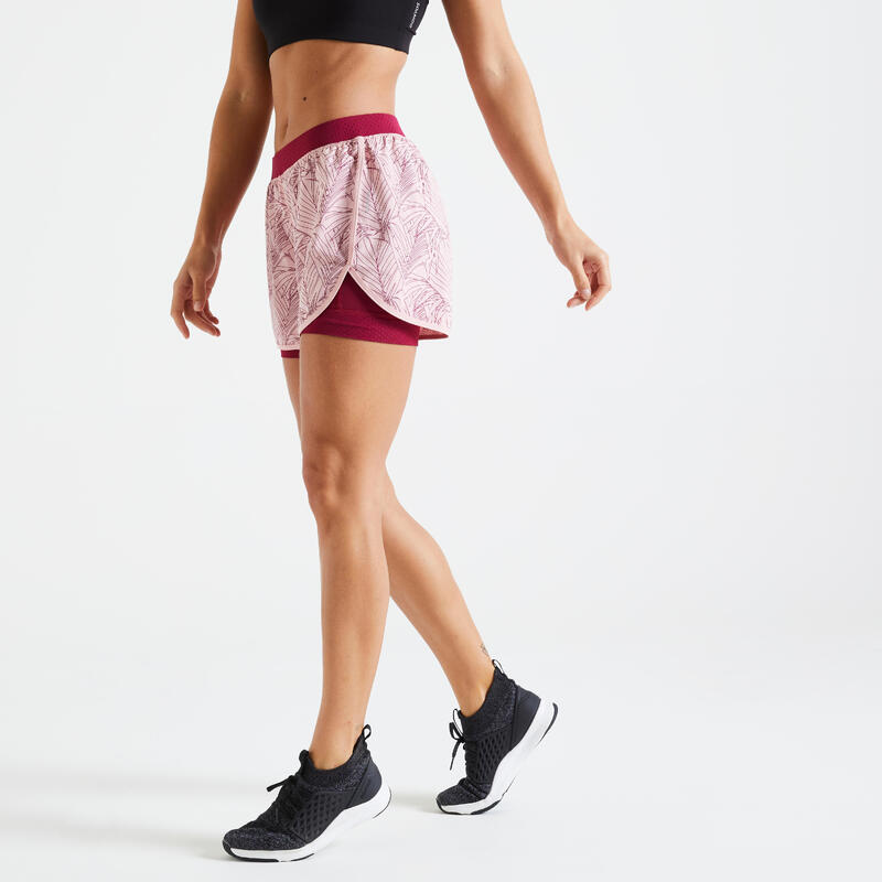 Short 2 en 1 Fitness anti frottement cuisses