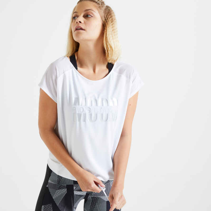T-Shirt FTS 120 Fitness weit weiss T-Shirt FTS 120 Fitness weit weiss