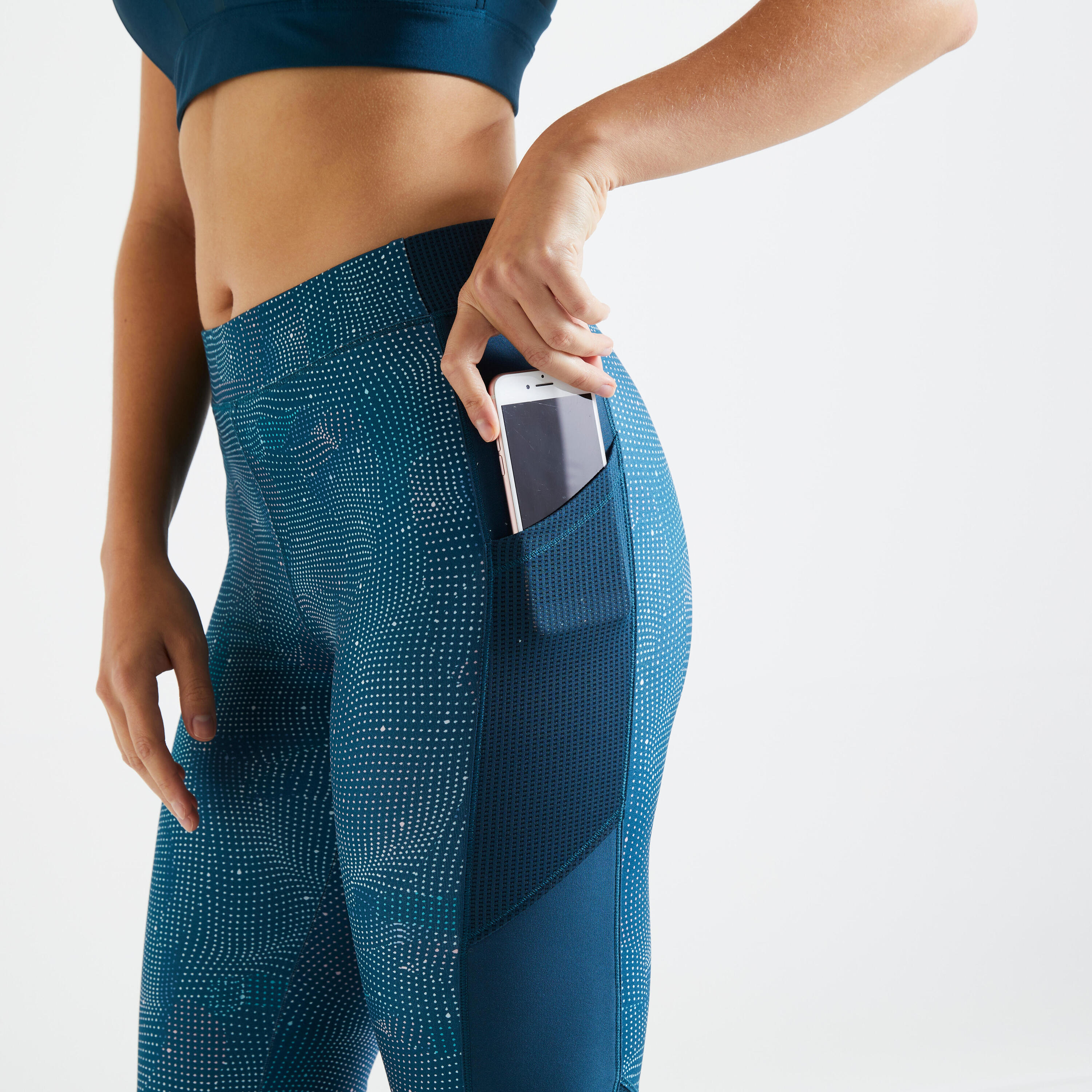 Fitness Leggings with Phone Pocket - Print 3/8