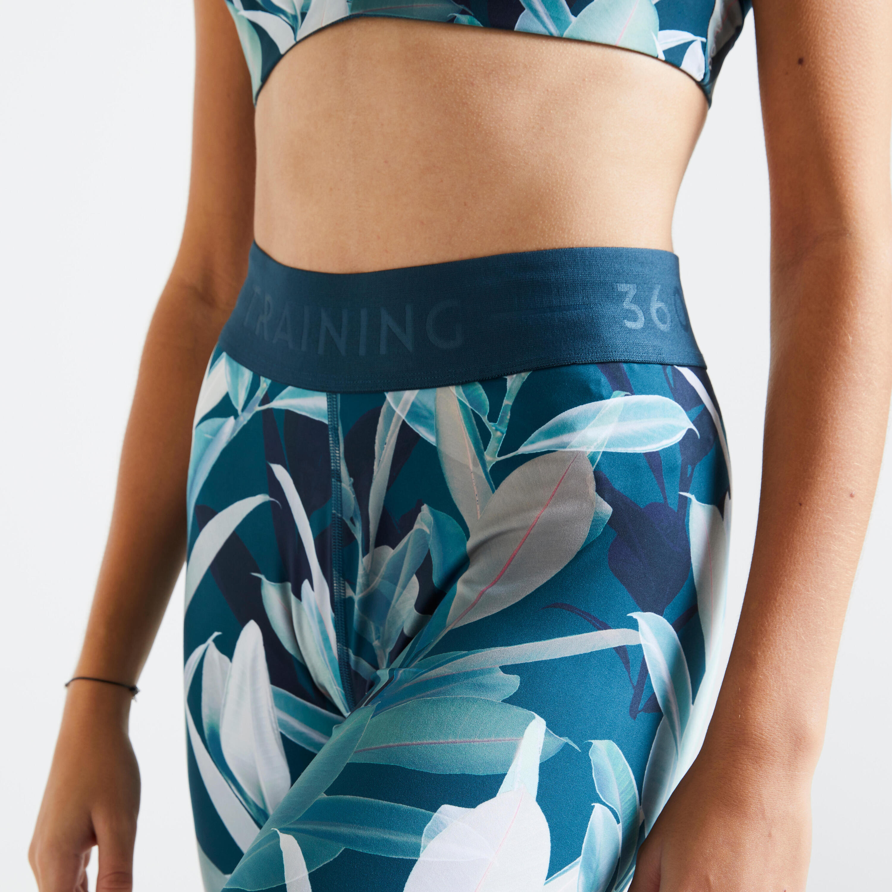 High-Waisted Fitness Leggings - Printed 3/5