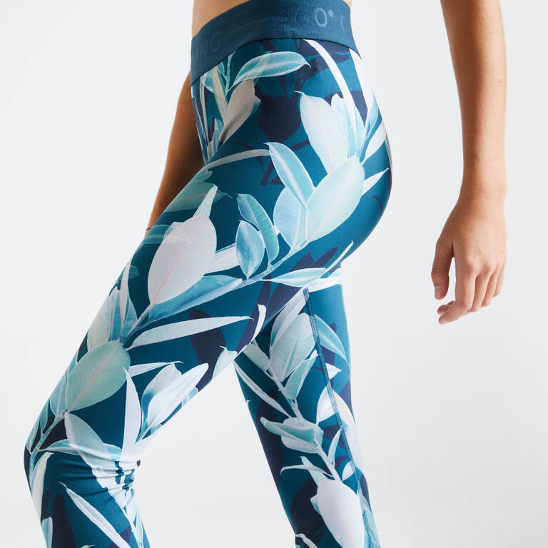 High-Waisted Fitness Leggings - Printed