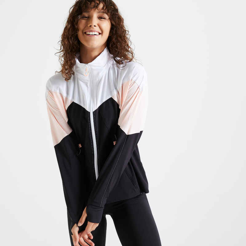 Kapuzenjacke Fitness weit Kapuzenjacke Fitness weit
