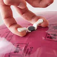 Durable Pilates Swiss Ball Size 2 / 65 cm - Burgundy