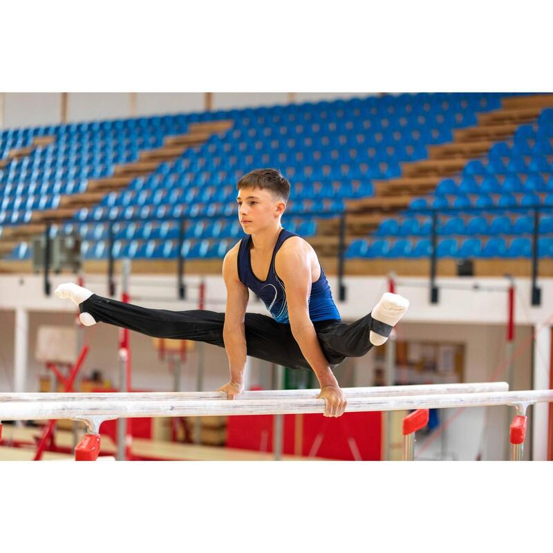 Body gimnastică masculină albastru băieți  