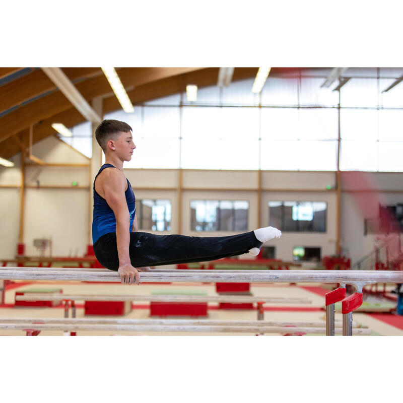 Body gimnastică masculină albastru băieți  