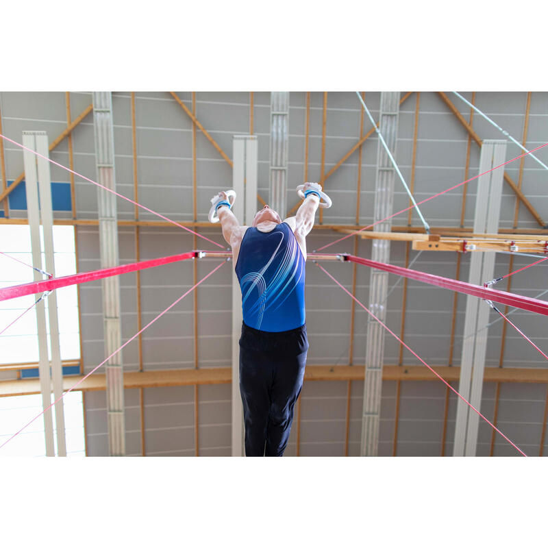 Body gimnastică masculină albastru băieți  