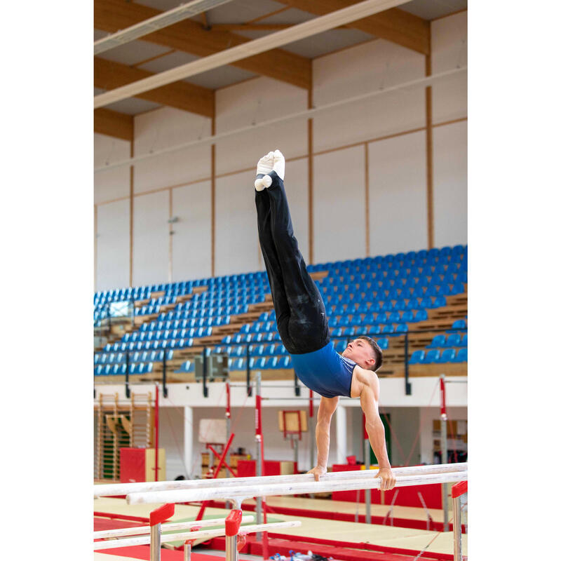 Léotard de gym garçon bleu