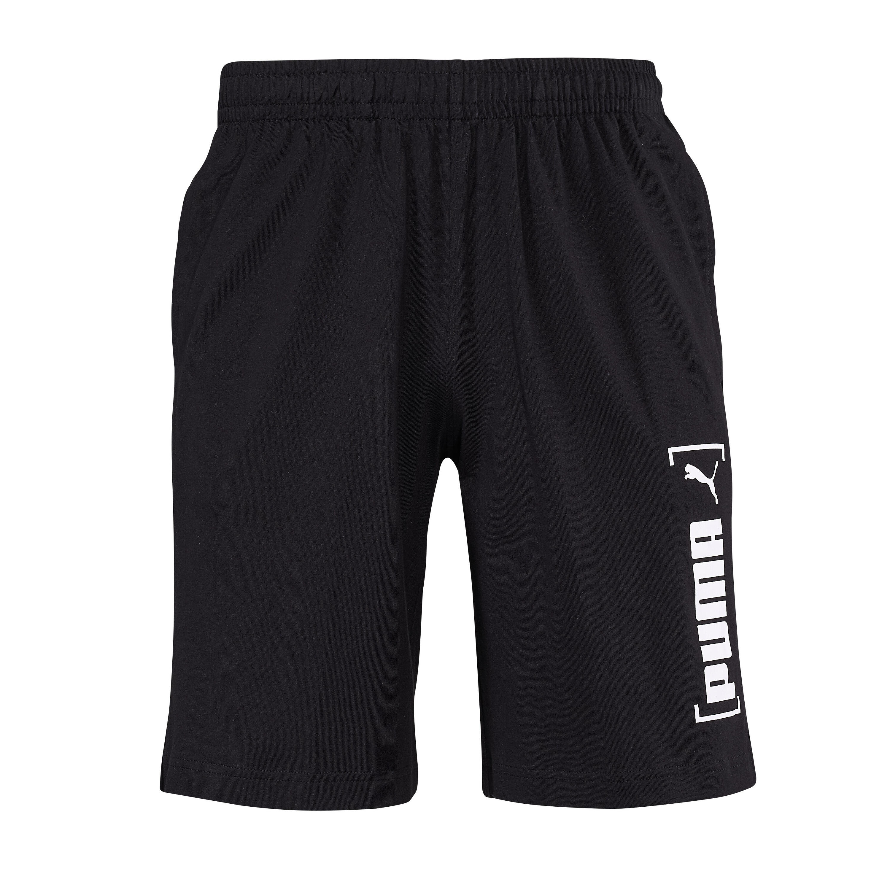 Short Fitness homme coton droit avec poche -  Noir 5/9