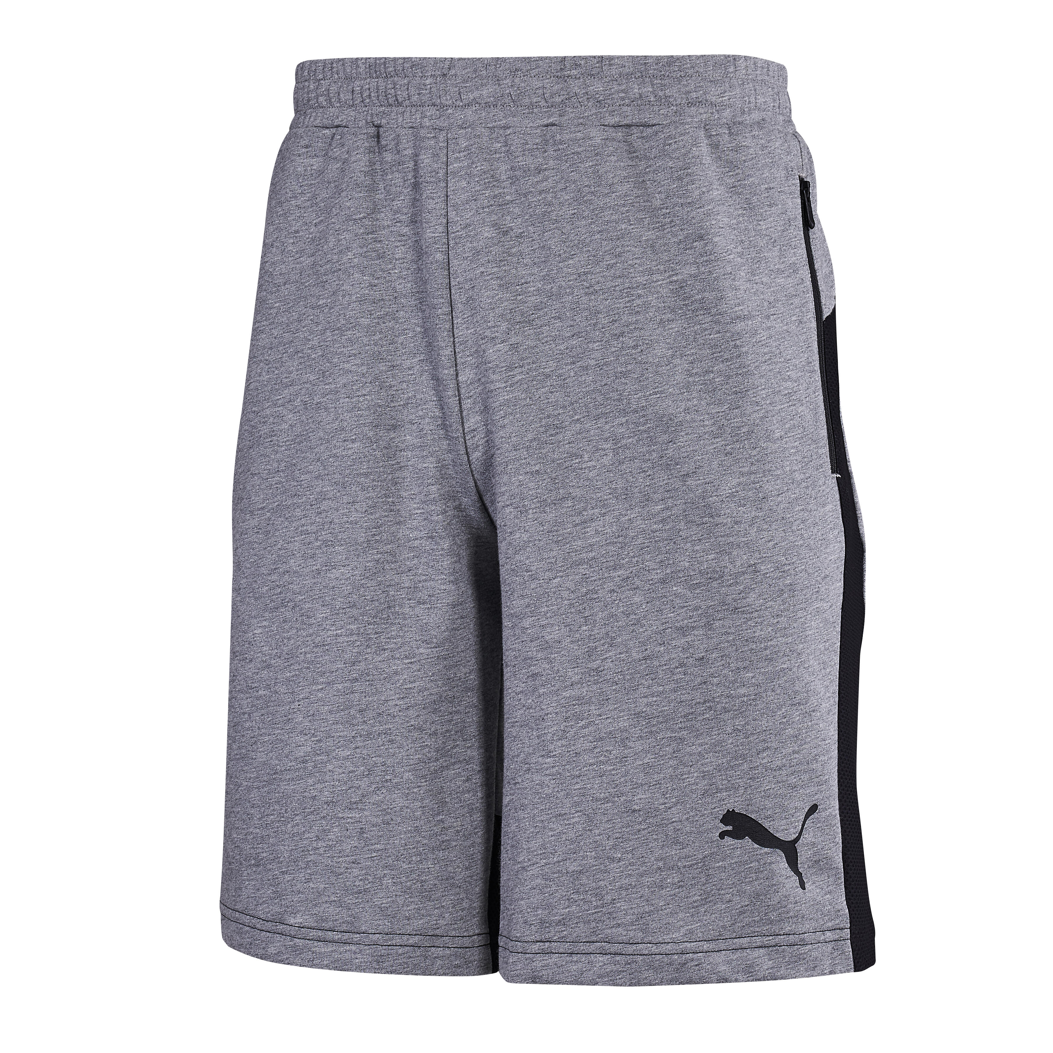 grey puma shorts