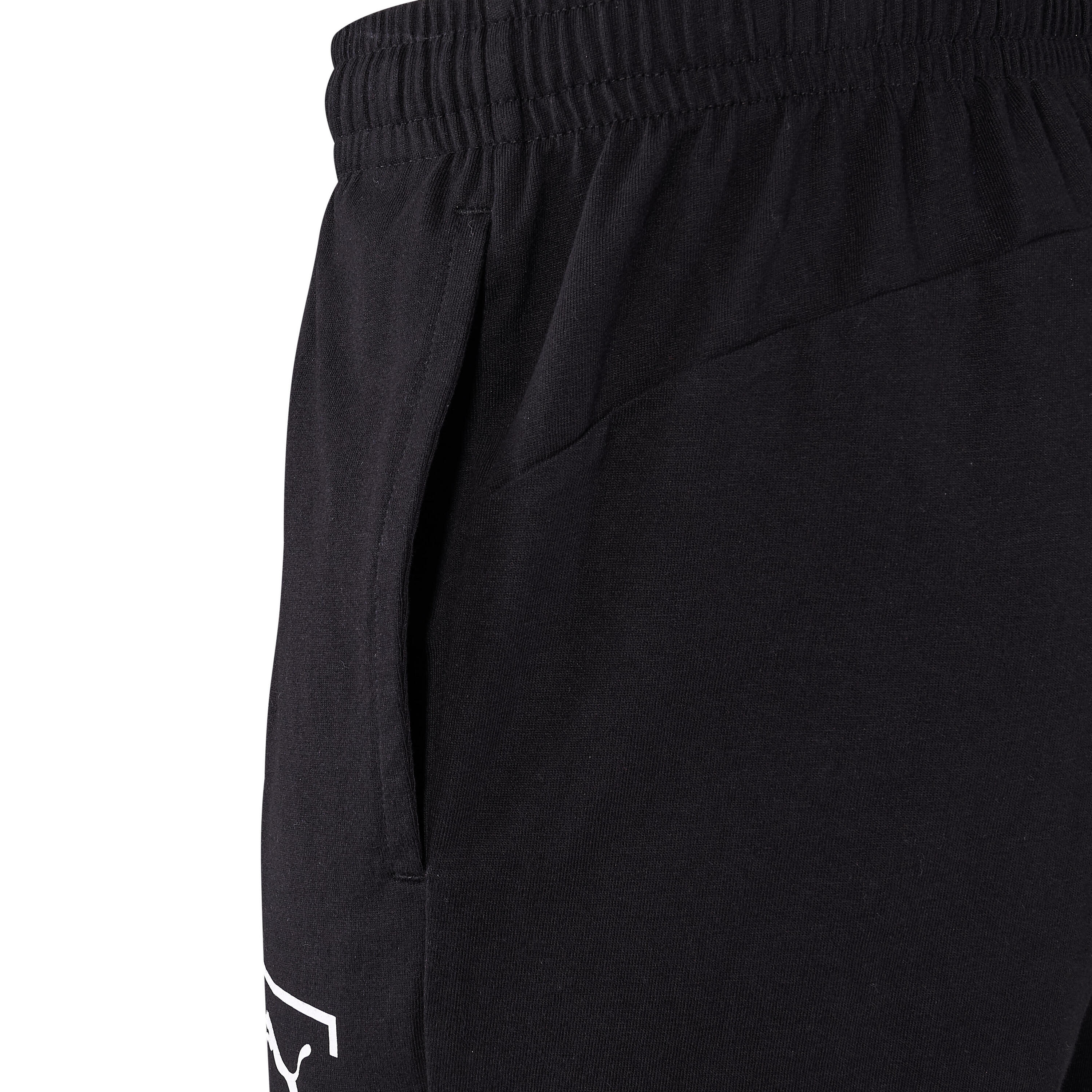 Short Fitness homme coton droit avec poche -  Noir 9/9