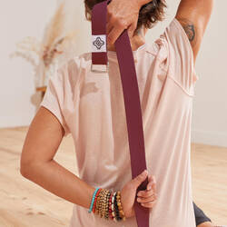 Yoga Strap - Burgundy