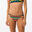 Bikini-Hose Damen Tanga hoher Beinausschnitt Lulu Paradise grün/bunt