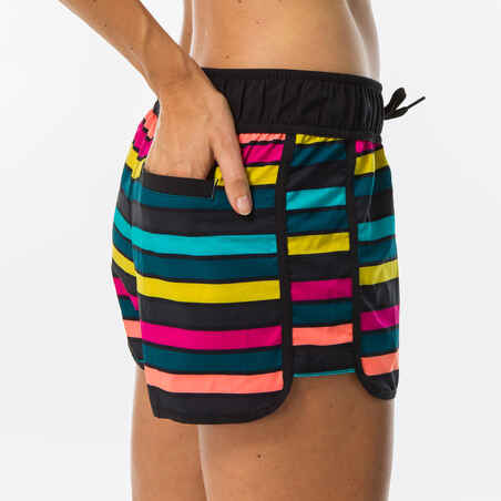 Women surfing boardshorts with elasticated waistband & drawstring TINI PARADISE