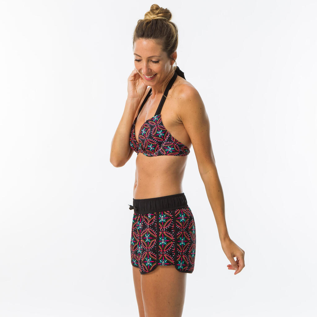 Haut de maillot de bain femme push up avec coques fixes elena bronze