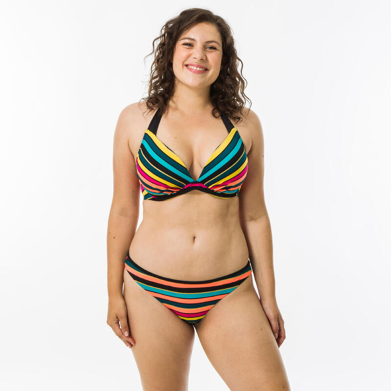 Top Bikini Elena Paradise Mujer Push Up Copas Fijas