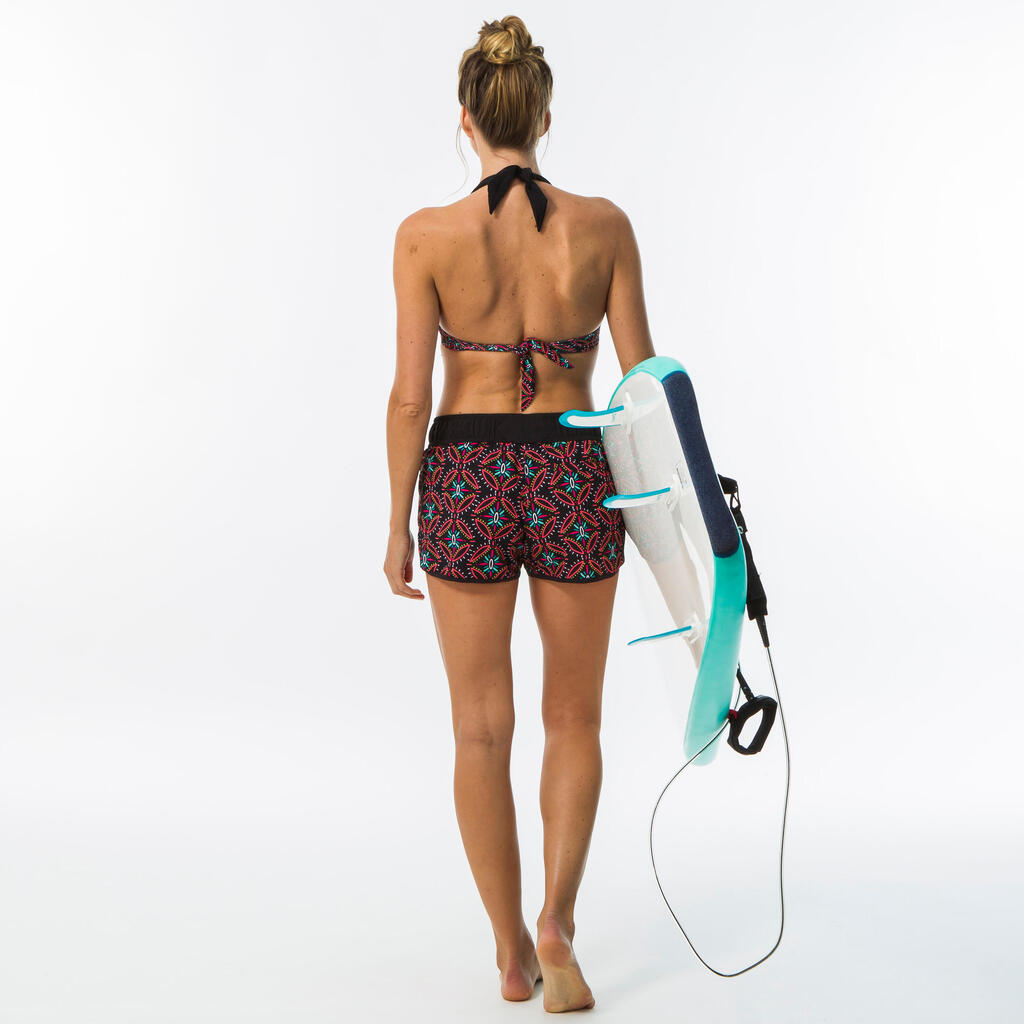 Haut de maillot push up surf Femme - Elena borabora bleu