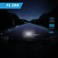 Priekinis USB LED dviračio žibintas „FL 500“