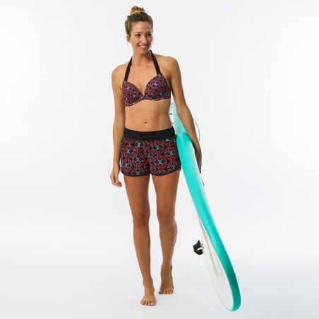 Women's boardshorts with elastic waistband and drawstring TINI SAMA