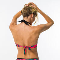 Ružičasti ženski gornji deo kupaćeg kostima s push-up efektom ELENA PRESANA