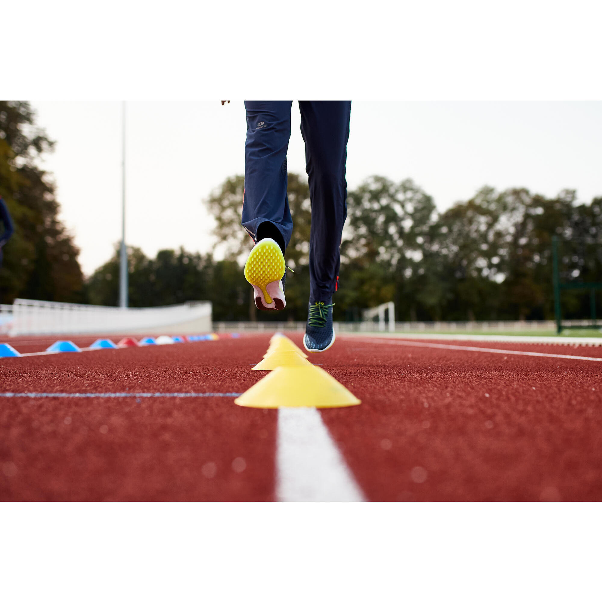 SCARPE DA ATLETICA DA ALLENAMENTO BLU E GIALLE