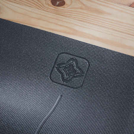 8 mm Grippy and Comfortable Gentle Yoga Mat - Grey