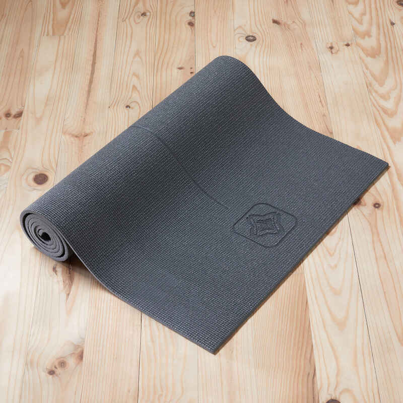8 mm Grippy and Comfortable Gentle Yoga Mat - Grey