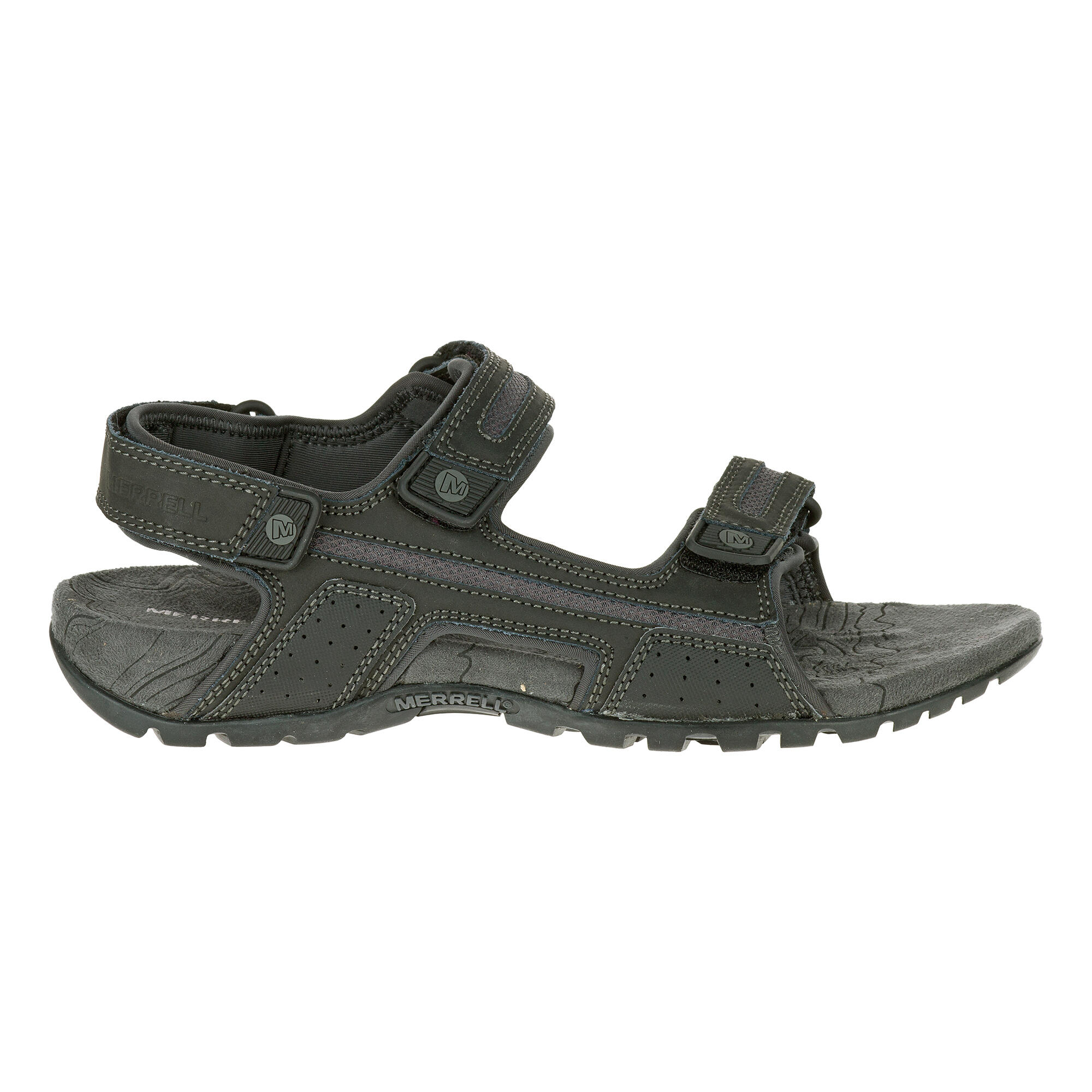 Men's walking sandals - Merrell Sandspur - Black 5/8