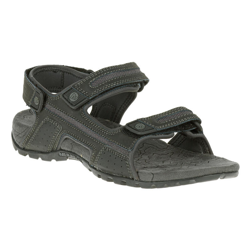 Crne muške sandale za pešačenje SANDSPUR