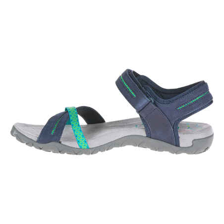 Women's walking sandals - Merrell Terran Cross - Navy