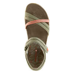 Women's walking sandals - Merrell Terran Cross - Khaki
