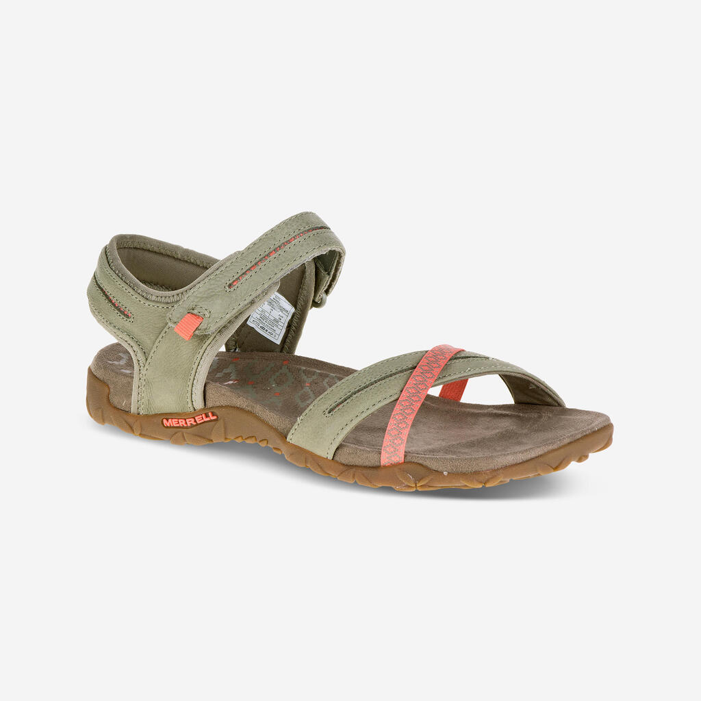 Women's walking sandals - Merrell Terran Cross - Khaki