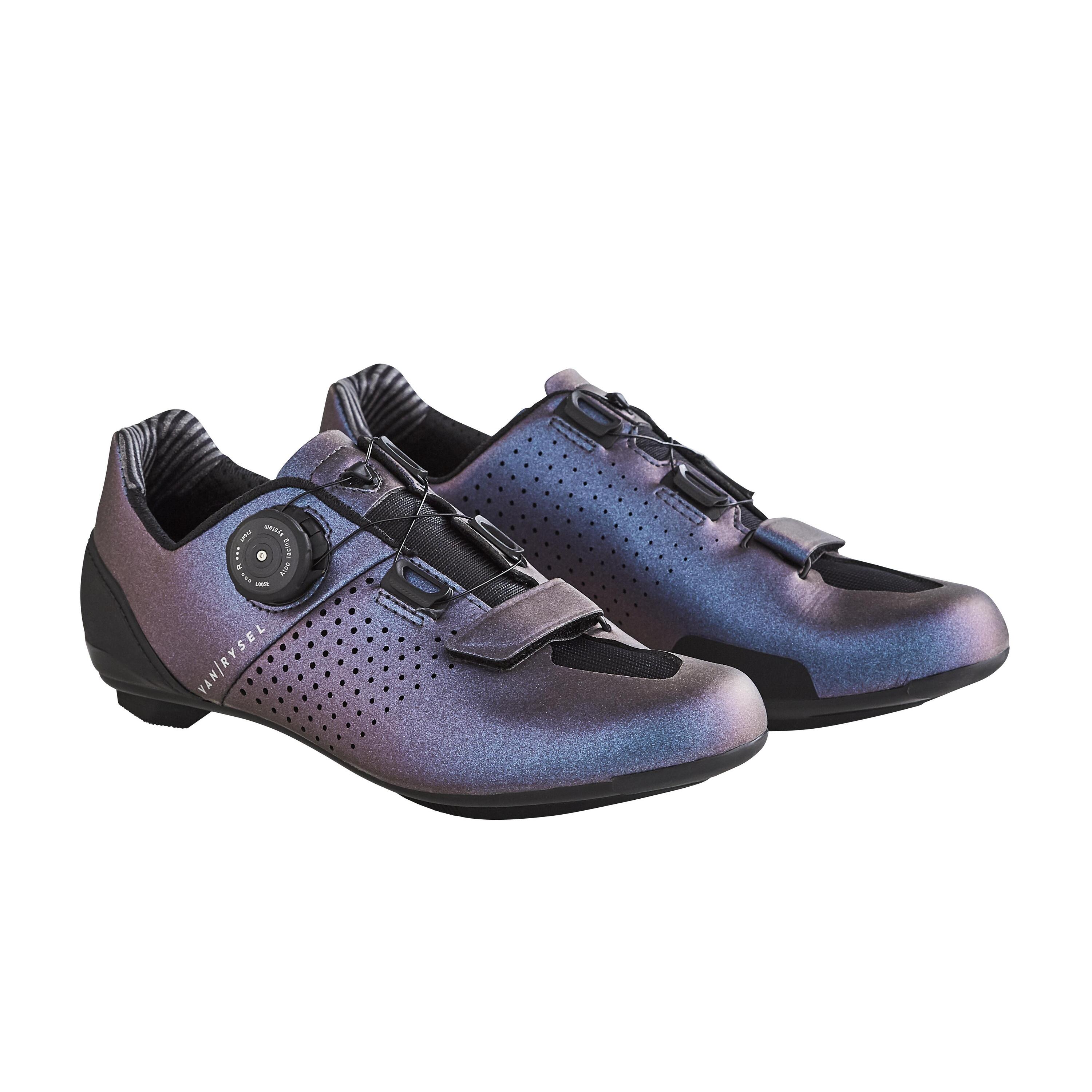 RoadR 520 Women's Carbon Road Cycling Shoes - Iridescent Purple 1/6