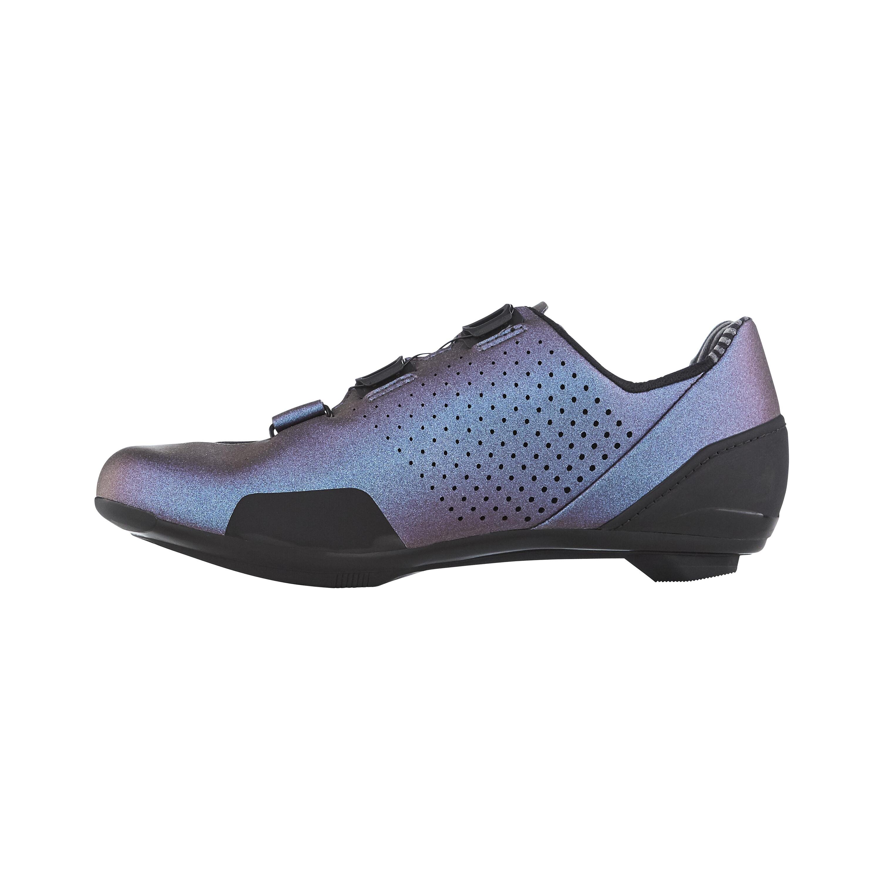 RoadR 520 Women's Carbon Road Cycling Shoes - Iridescent Purple 3/6