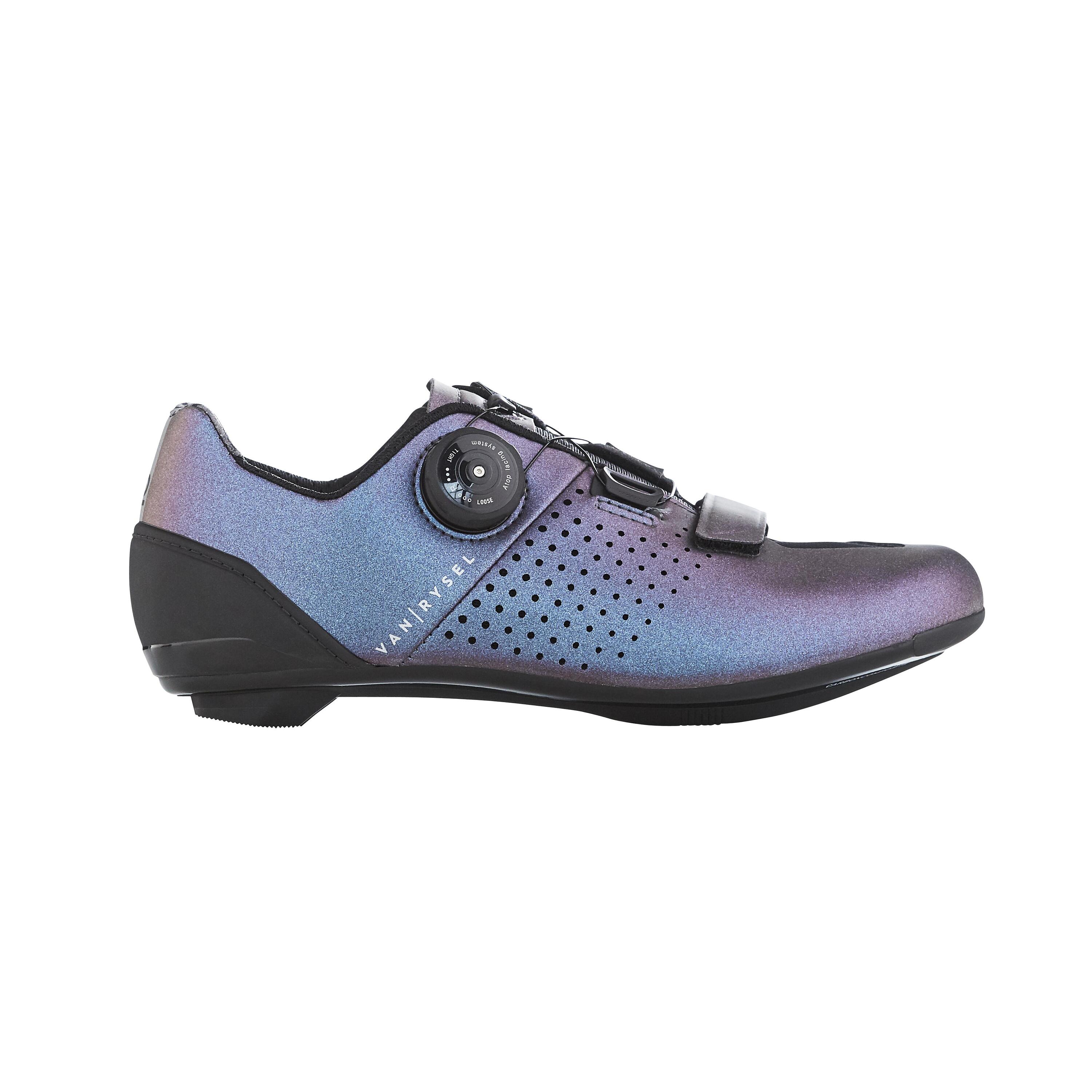 RoadR 520 Women's Carbon Road Cycling Shoes - Iridescent Purple 2/6