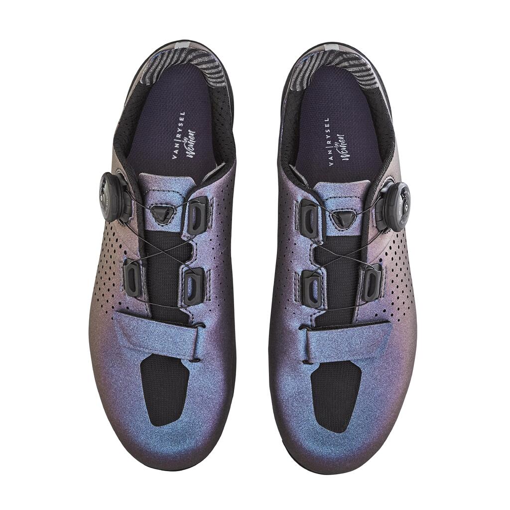 RoadR 520 Women's Carbon Road Cycling Shoes - Iridescent Purple