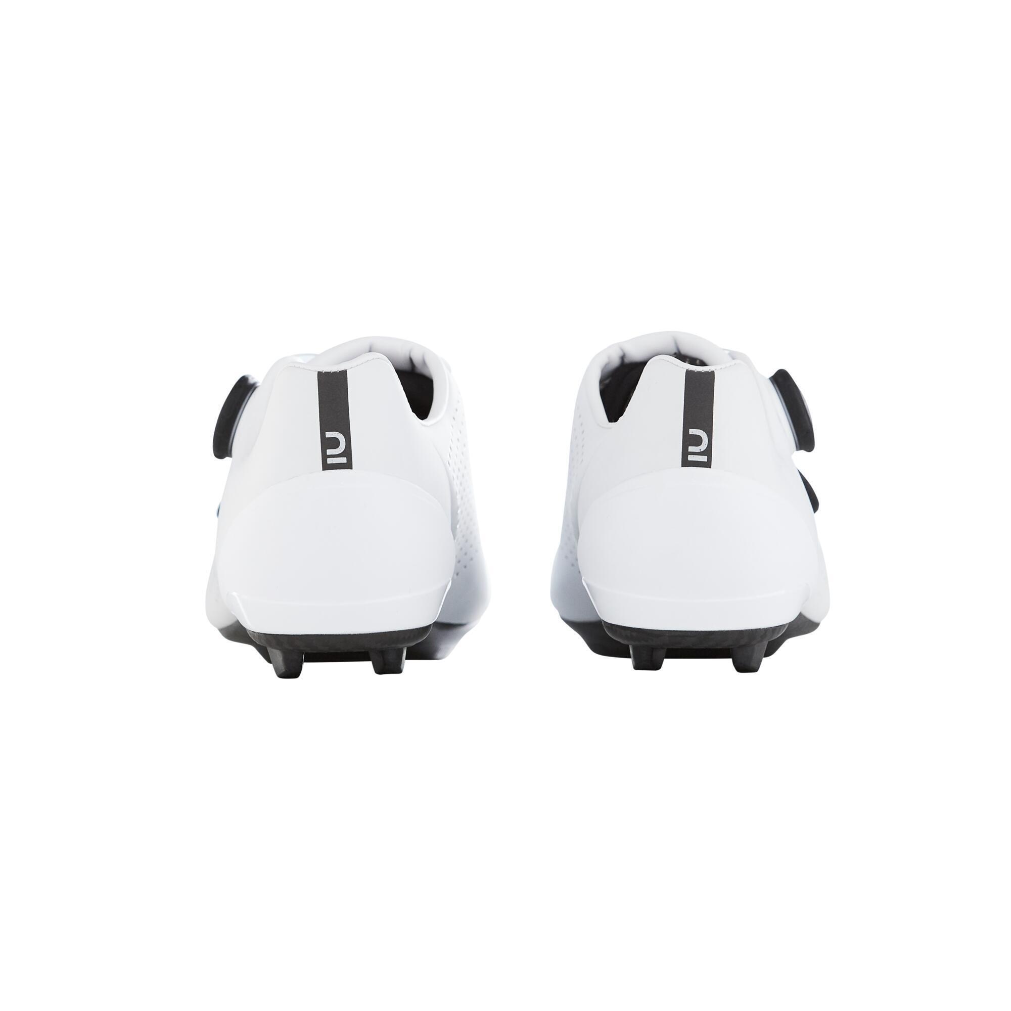 RoadR 900 Full Carbon Road Cycling Shoe - White 5/6