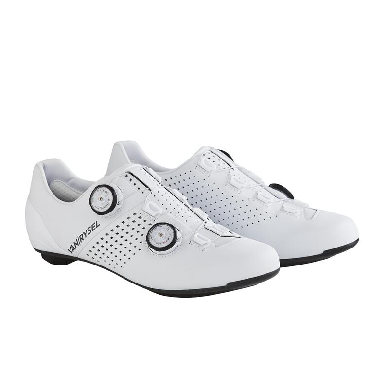 Chaussures de vélo route VAN RYSEL 900 blanches