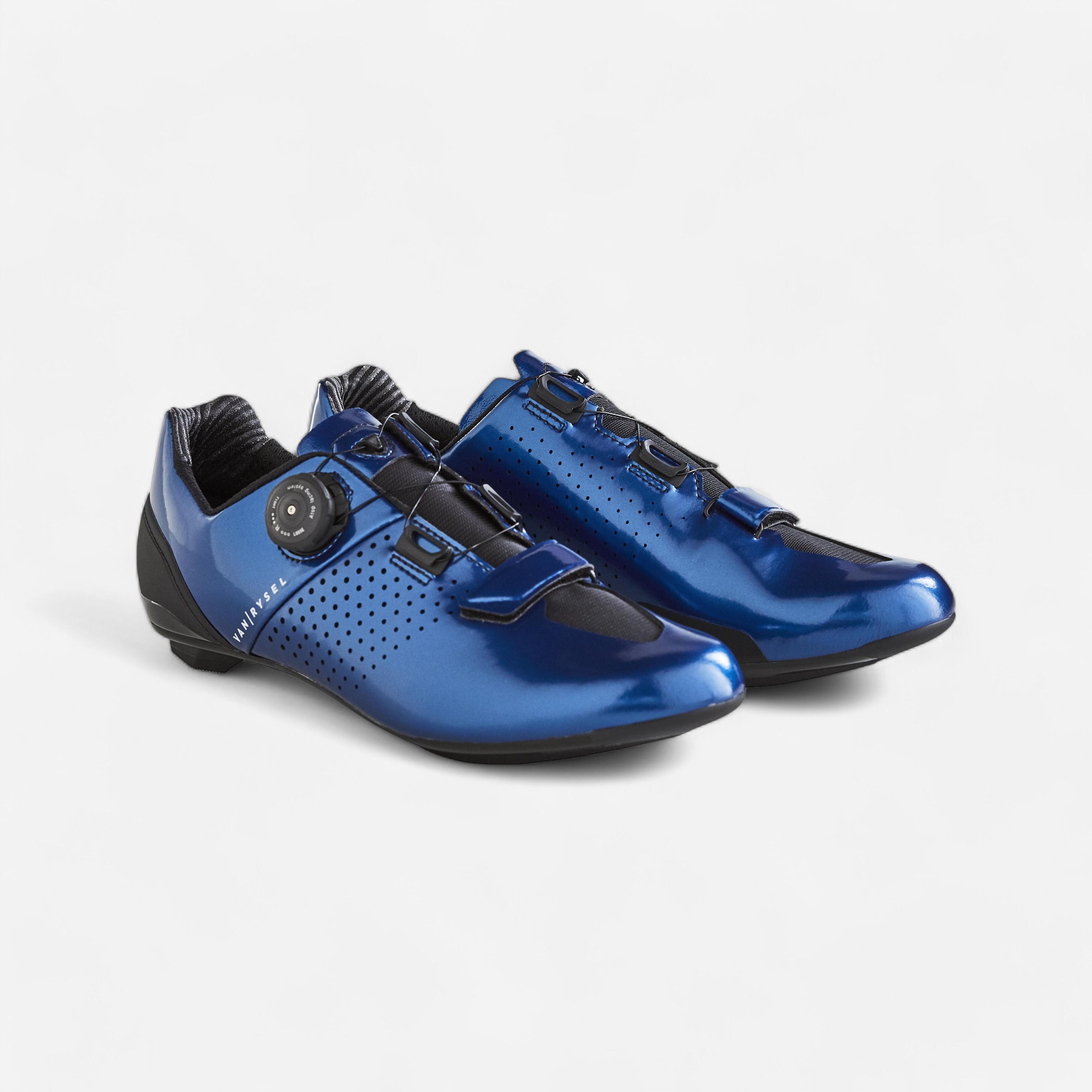 Zapatillas Ciclismo Carretera Van Rysel Road 520 Azul Decathlon