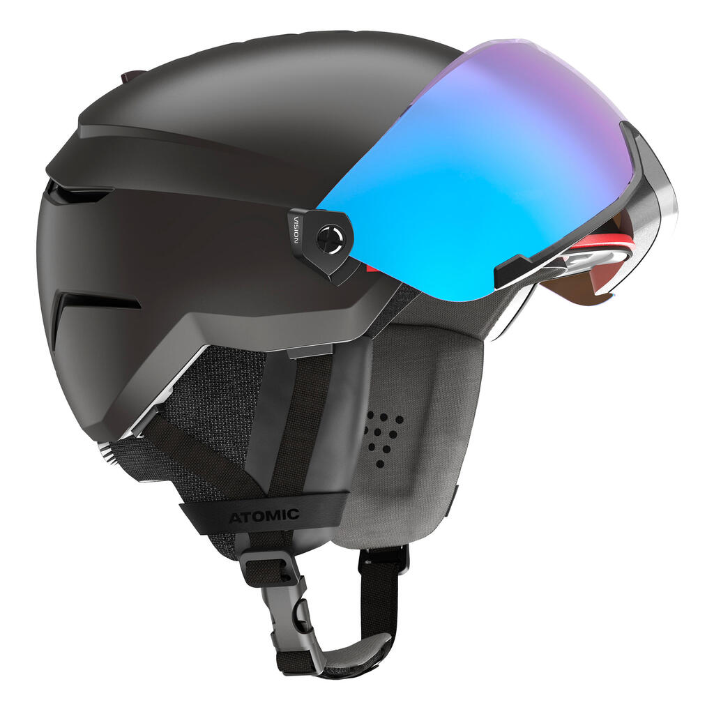 Ski helmet with visor - Atomic Vasor Visor - black