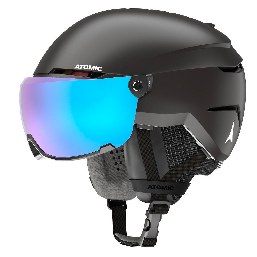 Ski helmet with visor - Atomic Vasor Visor - black