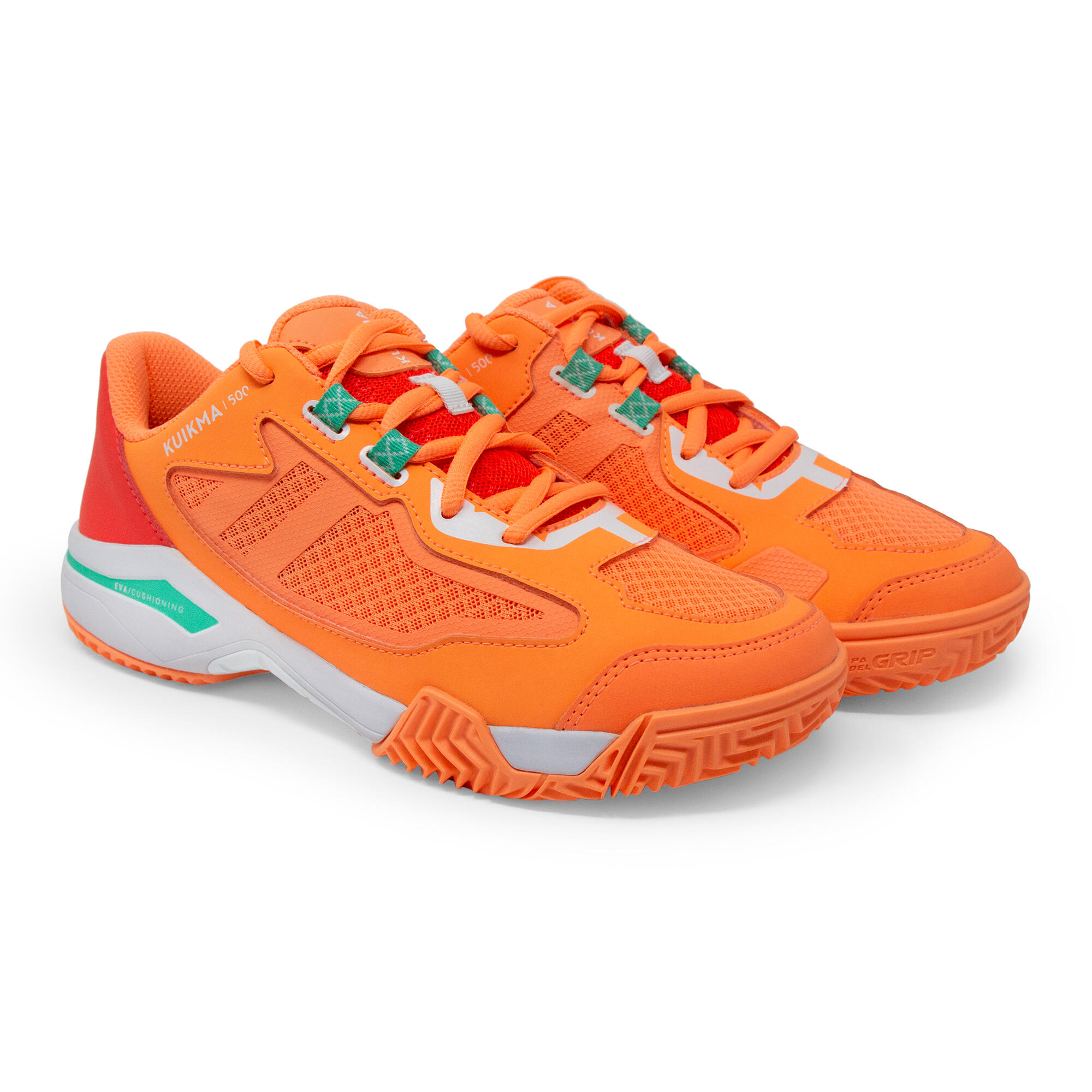 Women's Padel Shoes PS 500 - Salmon Orange 3/12