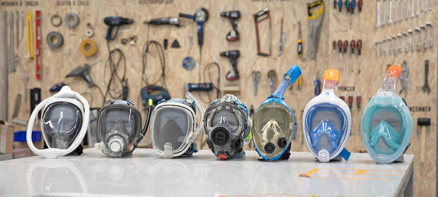 snorkeling masks