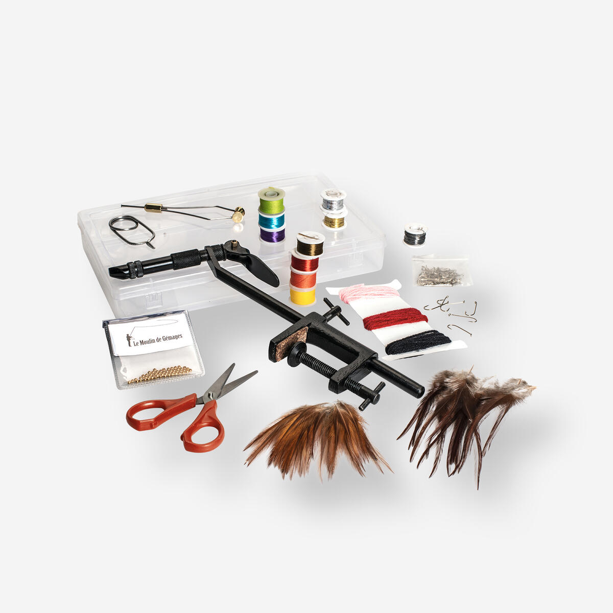 KIT DE MONTAGE DE MOUCHES POUR DEBUTANT