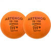 BALLE DE TENNIS EN MOUSSE TB100*2 9cm ORANGE