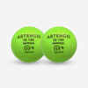 Tennisball TB100 Schaumstoff ×2 9 cm grün