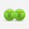 Tennisball TB100 Schaumstoff 2er-Pack, 9 cm grün