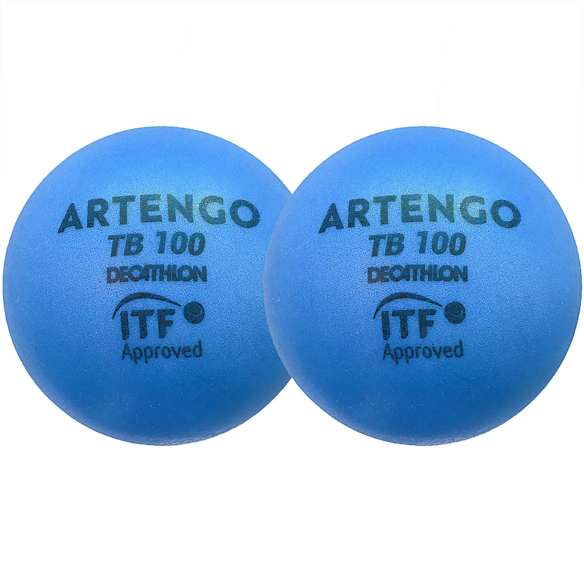 ARTENGO 7cm Foam Tennis Ball TB100 Twin-Pack - Blue